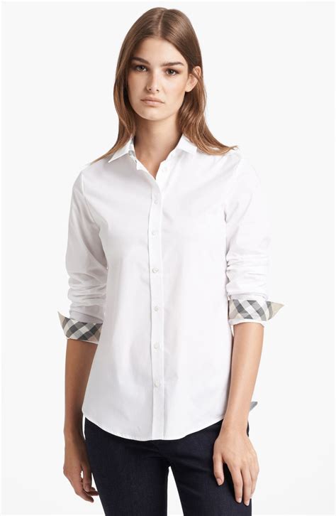 Burberry women's shirts nordstrom